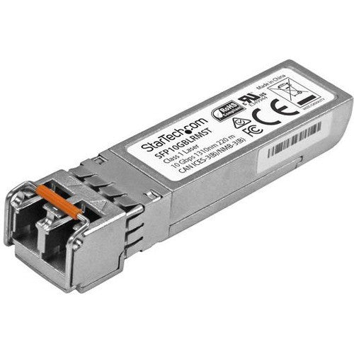 StarTech.com MSA Uncoded SFP+ Module - 10GBASE-LRM - 10GE Gigabit Ethernet SFP+ 10GbE Multi Mode Fiber (MMF) Optic Transceiver - 200m DDM SFP10GBLRMST