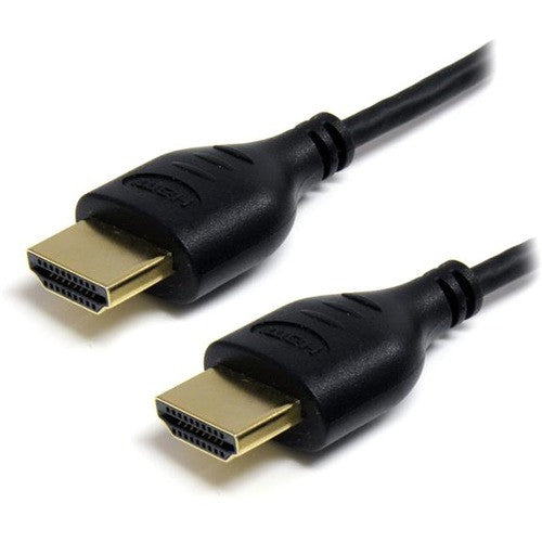 StarTech.com 3ft Slim HDMI Cable, 4K High Speed HDMI Cable with Ethernet, 4K 30Hz UHD HDMI Cord 36AWG, 4K HDMI 1.4 Video/Display Cable HDMIMM3HSS