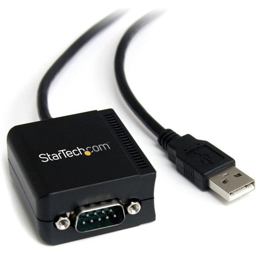 StarTech.com USB to Serial Adapter ? 1 port ? USB Powered ? FTDI USB UART Chip ? DB9 (9-pin) ? USB to RS232 Adapter ICUSB2321F