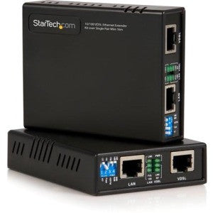 StarTech.com 10/100 VDSL2 Ethernet Extender Kit over Single Pair Wire ? 1km 110VDSLEXT