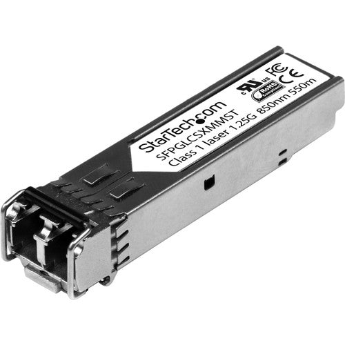 StarTech.com Module SFP compatible Cisco GLC-SX-MM - 1000BASE-SX - Émetteur-récepteur optique MMF fibre multimode 1GE Gigabit Ethernet SFP 1GbE SFPGLCSXMMST