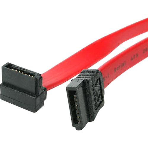 StarTech.com Câble SATA vers SATA Serial ATA à angle droit de 18 pouces SATA18RA1