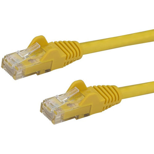 StarTech.com 9ft CAT6 Ethernet Cable - Yellow Snagless Gigabit - 100W PoE UTP 650MHz Category 6 Patch Cord UL Certified Wiring/TIA N6PATCH9YL