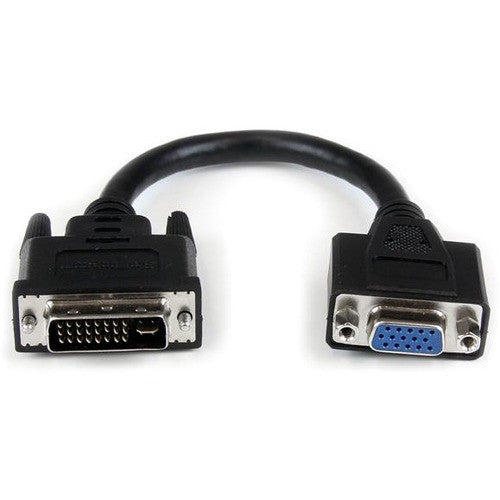 StarTech.com 8in DVI to VGA Cable Adapter - DVI-I Male to VGA Female DVIVGAMF8IN