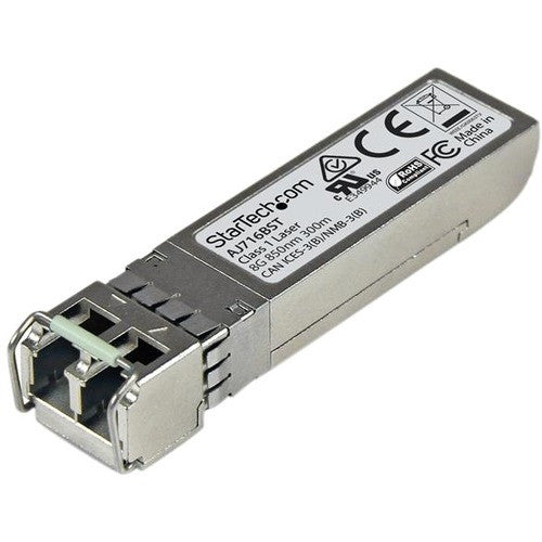 StarTech.com Module SFP+ compatible HPE AJ716B - Logiciel Fibre Channel 8G - Émetteur-récepteur fibre multimode 8GE Gigiabit Ethernet SFP+ 8GbE - 300 m AJ716BST