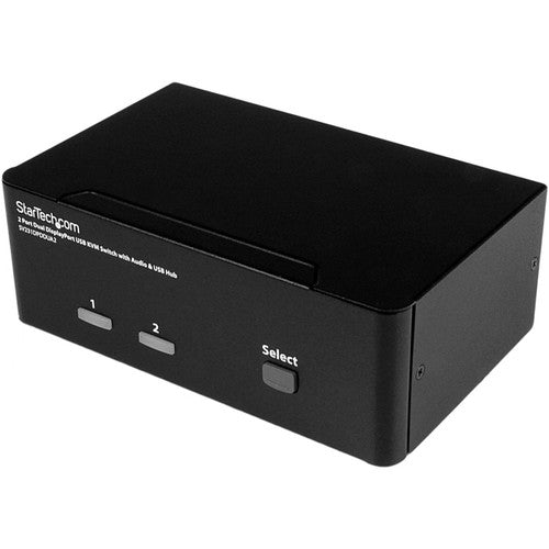 StarTech.com 2 Port DisplayPort Dual-Monitor KVM Switch - DisplayPort KVM - 4K 60 Hz SV231DPDDUA2