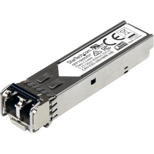 StarTech.com MSA Uncoded SFP Module - 1000BASE-SX - 1GE Gigabit Ethernet SFP 1GbE Multi Mode Fiber (MMF) Optic Transceiver - 550m DDM SFP1000SXST