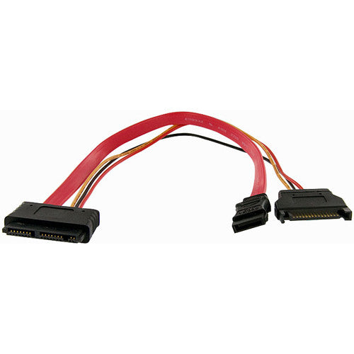 StarTech.com 12in Micro SATA to SATA with SATA Power Adapter Cable MCSATAF12S