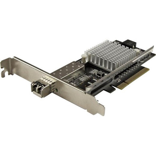 StarTech.com 10G Network Card 1x 10G Open SFP+ Multimode LC Fiber Connector Intel 82599 Chip Gigabit Ethernet Card PEX10000SRI