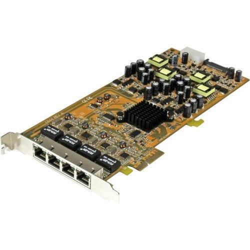 StarTech.com Carte réseau PCIe Power over Ethernet Gigabit 4 ports - PSE / PoE PCI Express NIC ST4000PEXPSE