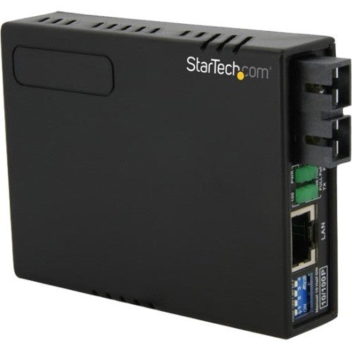 StarTech.com StarTech.com 10/100 Multi Mode Fiber to Ethernet Media Converter SC 2km with PoE MCM110SC2P