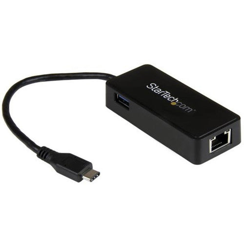 StarTech.com USB-C to Ethernet Gigabit Adapter Thunderbolt Compatible USB Type Network Adapter USB Ethernet Adapter US1GC301AU