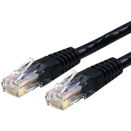 StarTech.com 10ft CAT6 Ethernet Cable - Black Molded Gigabit - 100W PoE UTP 650MHz - Category 6 Patch Cord UL Certified Wiring/TIA C6PATCH10BK