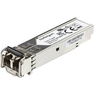 Module SFP compatible StarTech.com Juniper SFP-1GE-LH - 1000BASE-ZX - Émetteur-récepteur optique SMF fibre monomode 1GE SFP 1GbE - 80 km DDM SFP1GELHST