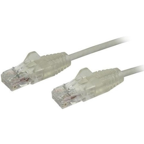 StarTech.com 6 ft CAT6 Cable - Slim CAT6 Patch Cord - Gray - Snagless RJ45 Connectors - Gigabit Ethernet Cable - 28 AWG - LSZH (N6PAT6GRS) N6PAT6GRS