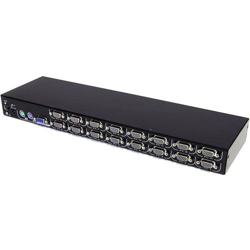 Module KVM StarTech.com à 16 ports pour consoles LCD montées en rack avec console PS/2 et VGA supplémentaire CAB1631HD