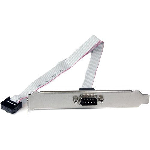 StarTech.com StarTech.com 9-pin Serial to 10-pin Header Slot Plate - Serial panel - DB-9 (M) - 10 pin IDC (F) - 41 cm PLATE9M16