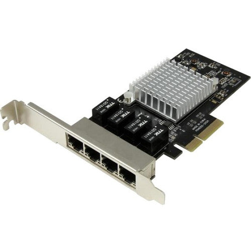 StarTech.com 4-Port Gigabit Ethernet Network Card - PCI Express, Intel I350 NIC - Quad Port PCIe Network Adapter Card w/ Intel Chip ST4000SPEXI