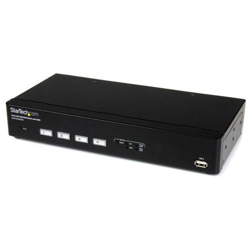 StarTech.com Commutateur KVM USB DVI 4 ports avec technologie de commutation rapide DDM et câbles SV431DVIUDDM