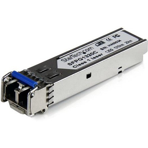 StarTech.com Cisco GLC-LH-SMD Compatible SFP Module - 1000BASE-LH - 1GE Gigabit Ethernet SFP 1GbE Single Mode Fiber SMF Optic Transceiver SFPG1320C