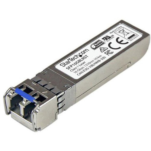 StarTech.com MSA Uncoded SFP+ Module - 10GBASE-LR - 10GE Gigabit Ethernet SFP+ 10GbE Single Mode Fiber (SMF) Optic Transceiver - 10km DDM SFP10GBLRST