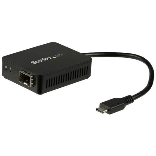 StarTech.com USB C to Fiber Optic Converter - Open SFP - USB 3.0 Gigabit Ethernet Network Adapter - 1000BASE-SX/LX - Windows / Mac / Linux US1GC30SFP