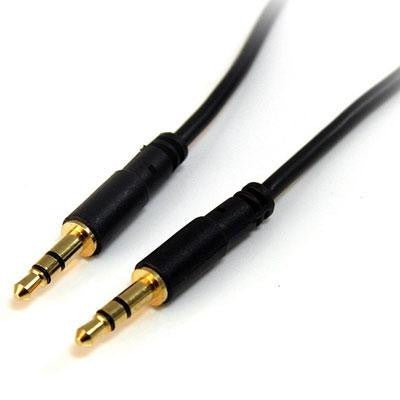 StarTech.com 15 ft Slim 3.5mm Stereo Audio Cable - M/M MU15MMS