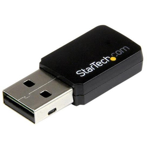 StarTech.com USB 2.0 AC600 Mini Dual Band Wireless-AC Network Adapter - 1T1R 802.11ac WiFi Adapter USB433WACDB