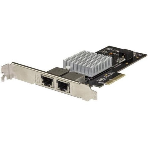 StarTech.com Dual Port 10G PCIe Network Adapter Card - Intel-X550AT 10GBASE-T PCI Express 10GbE Multi Gigabit Ethernet 5 Speed NIC 2port ST10GPEXNDPI