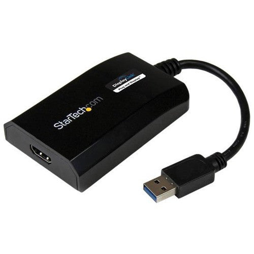 StarTech.com USB 3.0 to HDMI Adapter, DisplayLink Certified, 1920x1200, USB-A to HDMI Display Adapter, External Graphics Card for Mac/PC USB32HDPRO