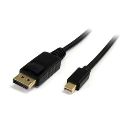 StarTech.com 3ft (1m) Mini DisplayPort to DisplayPort 1.2 Cable, 4K x 2K mDP to DisplayPort Adapter Cable, Mini DP to DP Cable for Monitor MDP2DPMM3