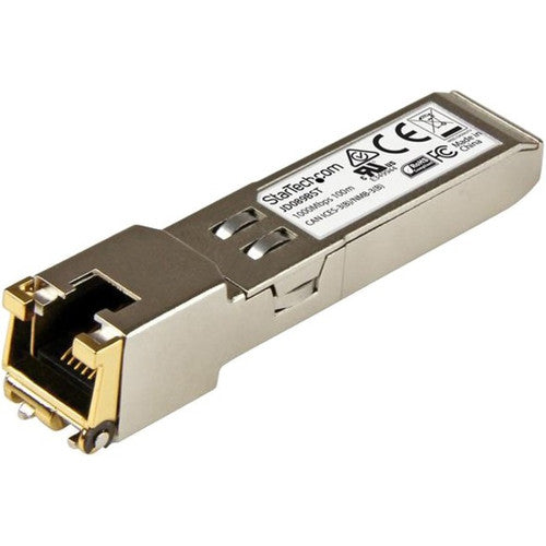 StarTech.com HPE JD089B Compatible SFP Module - 1000BASE-T - 1GE Gigabit Ethernet SFP SFP to RJ45 Cat6/Cat5e - 100m JD089BST