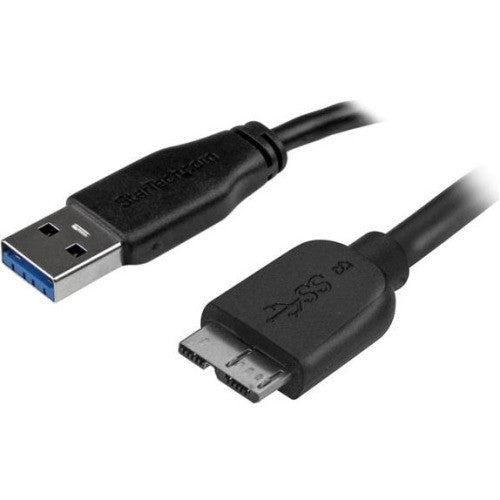 StarTech.com Câble USB 3.0 A vers Micro B fin et court de 15 cm (6 pouces) - M/M USB3AUB15CMS