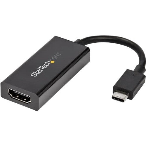 StarTech.com USB C to HDMI Adapter Dongle, 4K 60Hz, HDR10, USB-C to HDMI 2.0b Converter, USB Type-C DP Alt Mode to HDMI Monitor/Display CDP2HD4K60H