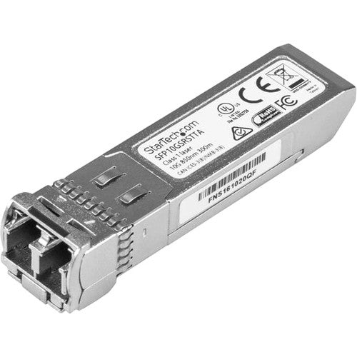 StarTech.com Cisco SFP-10G-SR-S Comp. Module SFP+ - 10GBASE-SR - Émetteur-récepteur optique MMF à fibre multimode SFP+ 10GbE Gigabit Ethernet 10GE SFP10GSRSTTA