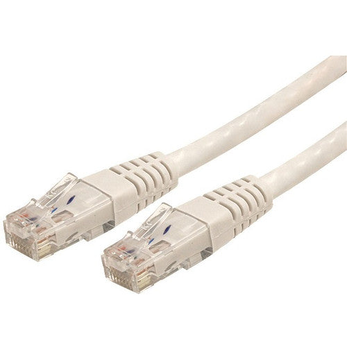 StarTech.com Câble Ethernet CAT6 de 1,2 m – Gigabit moulé blanc – 100 W PoE UTP 650 MHz – Cordon de brassage catégorie 6 Câblage certifié UL/TIA C6PATCH4WH