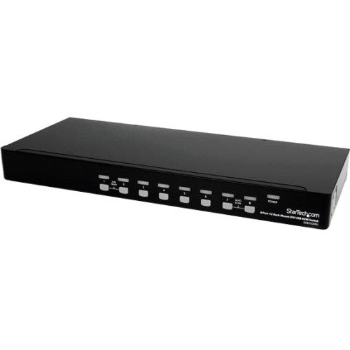 StarTech.com Commutateur KVM USB DVI 8 ports 1U à montage en rack SV831DVIU