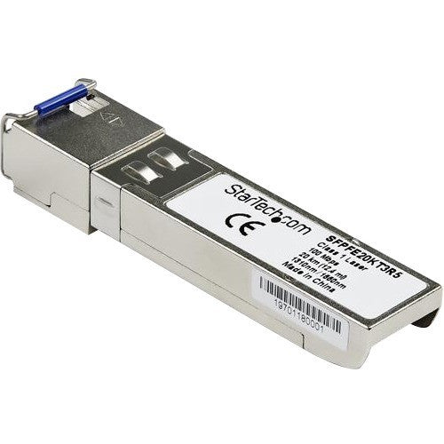 Module SFP compatible StarTech.com Juniper SFP-FE20KT13R15 - 100BASE-BX-U - Fibre BiDi Gigabit Ethernet 10 GbE (SMF) SFPFE20KT3R5