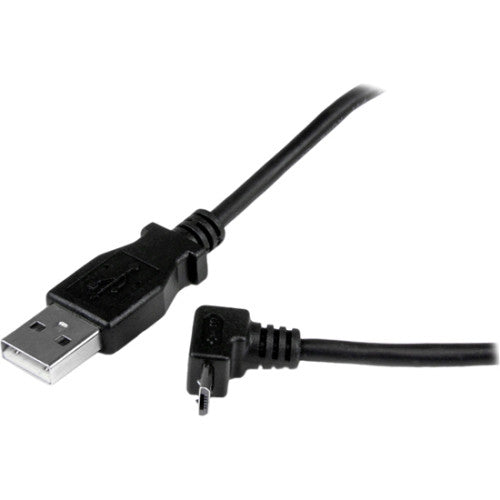 StarTech.com Câble micro USB de 2 m - A vers Micro B coudé vers le haut USBAUB2MU