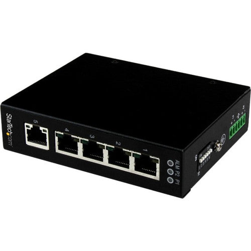 StarTech.com Switch Ethernet Gigabit industriel non géré à 5 ports - Rail DIN / Montage mural IES51000