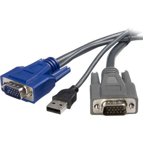 StarTech.com 2-in-1 - USB/ VGA cable - 4 pin USB Type A, HD-15 (M) - HD-15 (M) - 6 ft SVUSBVGA6