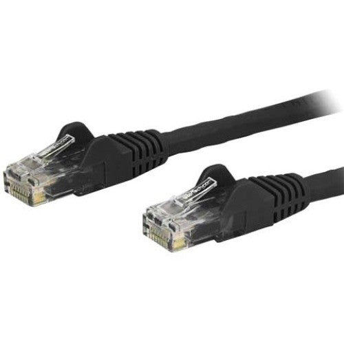 StarTech.com Câble Ethernet CAT6 de 9 pieds - Gigabit sans accroc noir - Cordon de brassage PoE UTP 650 MHz de catégorie 6 100 W Câblage certifié UL/TIA N6PATCH9BK