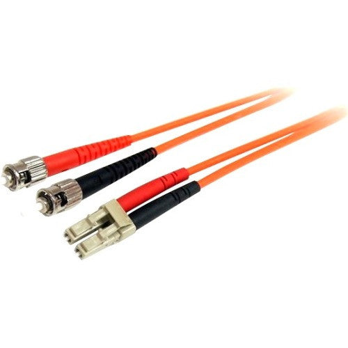 StarTech.com 5m Fiber Optic Cable - Multimode Duplex 62.5/125 - LSZH - LC/ST - OM1 - LC to ST Fiber Patch Cable FIBLCST5