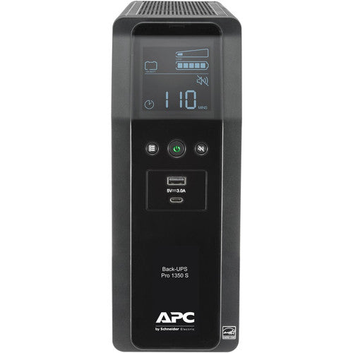 APC by Schneider Electric Back-UPS Pro BR BR1350MS 1350VA Tower UPS BR1350MS