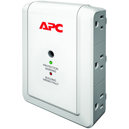 APC by Schneider Electric SurgeArrest Essential P6W 6-Outlets Surge Suppressor P6W