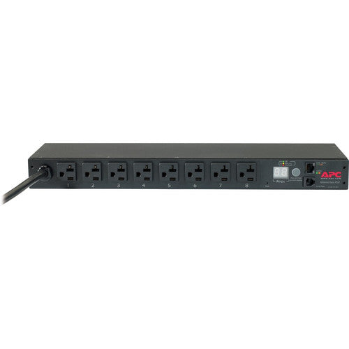 APC by Schneider Electric Rack PDU, Metered, 1U, 20A, 120V, (8) 5-20 AP7801B