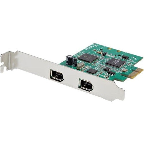 StarTech.com Carte FireWire PCI Express 1394a 2 ports - Chipset TI TSB82AA2 - Plug-and-Play - Adaptateur PCIe FireWire (PEX1394A2V2) PEX1394A2V2