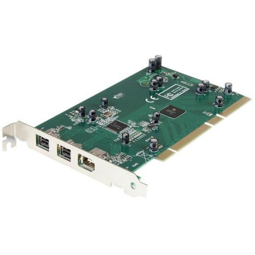 StarTech.com 3 Port 2b 1a PCI 1394b FireWire Adapter Card with DV Editing Kit PCI1394B_3