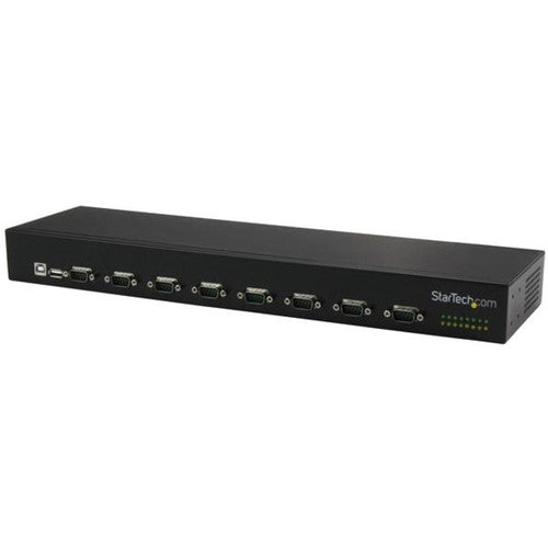 StarTech.com USB to Serial Hub - 8 Port - COM Port Retention - Rack Mount and Daisy Chainable - FTDI USB to RS232 Hub ICUSB23208FD