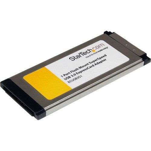 StarTech.com Adaptateur de carte USB 3.0 ExpressCard SuperSpeed ​​1 port à encastrer avec prise en charge UASP ECUSB3S11